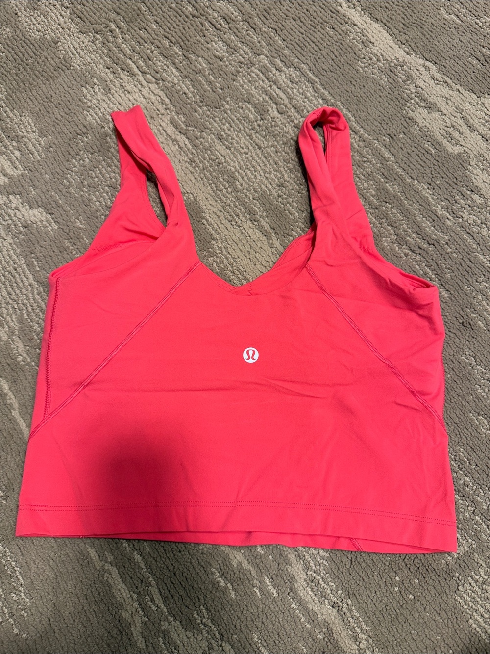 lululemon athletica Hot Pink Scoop-Neck Sports Bra Tank